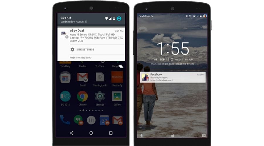 Push notificaties